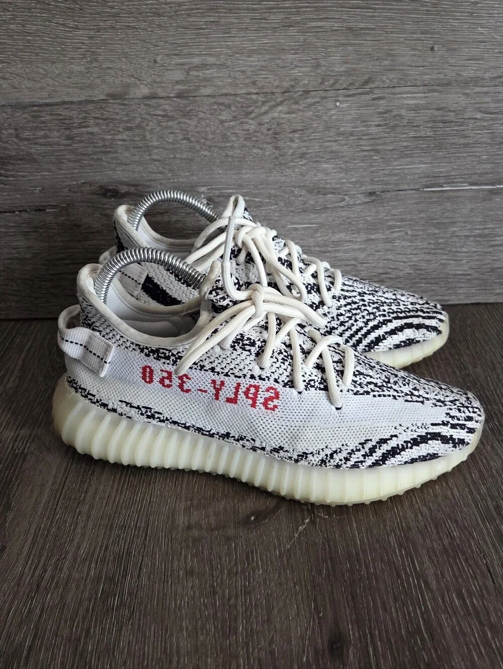 Adidas Yeezy Boost 350 V2 Zebra CP9654 Size 6 Pre-Owned